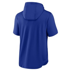 Buffalo Bills Nike Short Sleeve Pullover Hoodie - Royal