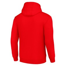 Buffalo Bills Starter Color Scratch Fleece Pullover Hoodie - Red