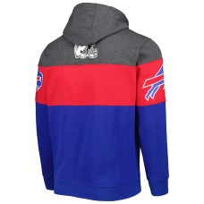 Buffalo Bills Starter Extreme Pullover Hoodie - Royal/Heather Charcoal