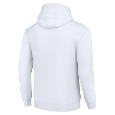 Buffalo Bills Starter Half Helmet Logo Pullover Hoodie - White