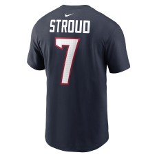 C.J. Stroud Houston Texans Nike 2023 NFL Draft First Round Pick Player Name & Number T-Shirt - Navy