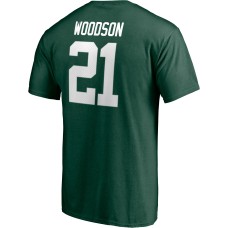 Charles Woodson Green Bay Packers NFL Hall of Fame Class of 2021 Name & Number T-Shirt - Green