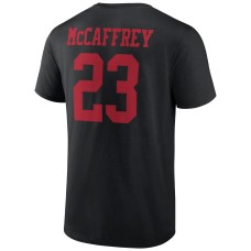 Christian McCaffrey San Francisco 49ers Icon Player Name & Number T-Shirt - Black