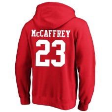 Christian McCaffrey San Francisco 49ers Super Bowl LVIII Big & Tall Player Name & Number Fleece Pullover Hoodie - Scarlet