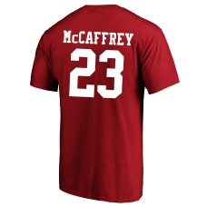 Christian McCaffrey San Francisco 49ers Super Bowl LVIII Big & Tall Player Name & Number T-Shirt - Scarlet