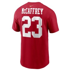 Christian McCaffrey San Francisco 49ers Nike Player Name & Number T-Shirt - Scarlet