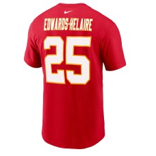 Clyde Edwards-Helaire Kansas City Chiefs Nike Player Name & Number T-Shirt - Red