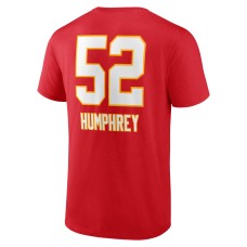 Creed Humphrey Kansas City Chiefs Wordmark Player Name & Number T-Shirt - Red