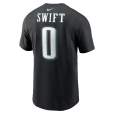 D'Andre Swift Philadelphia Eagles Nike Player Name & Number T-Shirt - Black