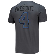 Dak Prescott Dallas Cowboys Nike Player Name & Number T-Shirt - Charcoal