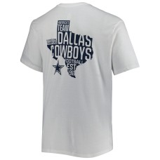 Dallas Cowboys Big & Tall Hometown Collection Hot Shot T-Shirt - White