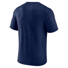 Dallas Cowboys End Around Tri-Blend T-Shirt - Heathered Navy