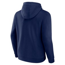 Dallas Cowboys Fade Out Fitted Pullover Hoodie - Navy