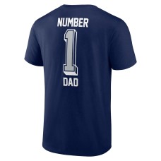 Dallas Cowboys Number One Dad T-Shirt - Navy