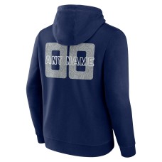 Dallas Cowboys Stellar Personalized Name & Number Pullover Hoodie - Navy