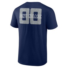 Dallas Cowboys Stellar Personalized Name & Number T-Shirt - Navy