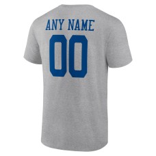 Dallas Cowboys Team Authentic Custom T-Shirt - Heathered Gray