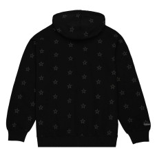 Dallas Cowboys Mitchell & Ness Allover Print Fleece Pullover Hoodie - Black