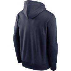 Dallas Cowboys Nike Big & Tall Fan Gear Prime Logo Fleece Performance Pullover Hoodie - Navy