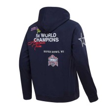 Dallas Cowboys Pro Standard 5x Super Bowl Champions Pullover Hoodie - Navy