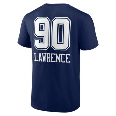 DeMarcus Lawrence Dallas Cowboys Wordmark Player Name & Number T-Shirt - Navy