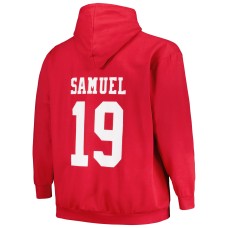 Deebo Samuel San Francisco 49ers Big & Tall Fleece Name & Number Pullover Hoodie - Scarlet