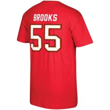 Derrick Brooks Tampa Bay Buccaneers Mitchell & Ness Retired Player Name and Number T-Shirt - Red