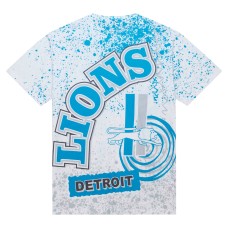 Detroit Lions Mitchell & Ness Team Burst Sublimated T-Shirt - White