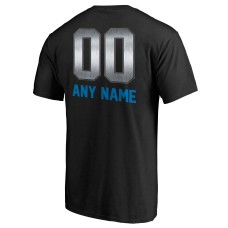 Detroit Lions NFL Pro Line by Personalized Midnight Mascot T-Shirt - Black