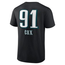 Fletcher Cox Philadelphia Eagles Wordmark Player Name & Number T-Shirt - Black