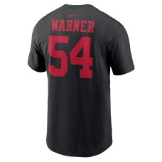 Fred Warner San Francisco 49ers Nike Super Bowl LVIII Patch Player Name & Number T-Shirt - Black