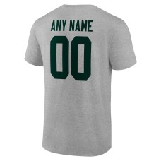 Green Bay Packers Team Authentic Custom T-Shirt - Heathered Gray