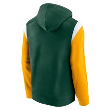 Green Bay Packers Trench Battle Pullover Hoodie - Green