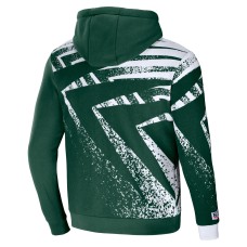 Green Bay Packers NFL x Staple All Over Print Pullover Hoodie - Hunter Green