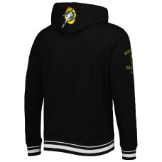 Green Bay Packers Pro Standard Retro Classic Fleece Pullover Hoodie - Black