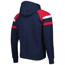 Houston Texans Starter Draft Fleece Raglan Pullover Hoodie - Navy