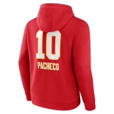 Isiah Pacheco Kansas City Chiefs Team Wordmark Player Name & Number Pullover Hoodie - Red