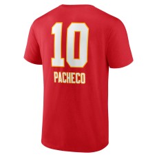 Isiah Pacheco Kansas City Chiefs Team Wordmark Player Name & Number T-Shirt - Red