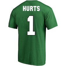 Jalen Hurts Philadelphia Eagles Big & Tall Throwback Player Name & Number T-Shirt - Kelly Green