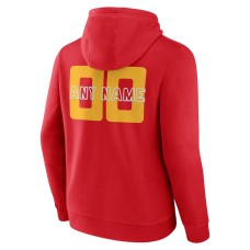 Kansas City Chiefs Stellar Personalized Name & Number Pullover Hoodie - Red