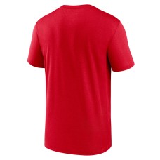 Kansas City Chiefs Nike Horizontal Lockup Legend Performance T-Shirt - Red