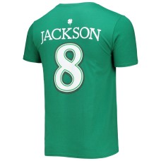 Lamar Jackson Baltimore Ravens St. Patrick's Day Icon Player T-Shirt - Green