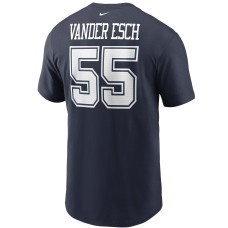 Leighton Vander Esch Dallas Cowboys Nike Name & Number T-Shirt - Navy