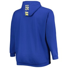 Los Angeles Rams Big & Tall Logo Pullover Hoodie - Royal