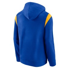 Los Angeles Rams Trench Battle Pullover Hoodie - Royal