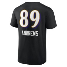 Mark Andrews Baltimore Ravens Team Wordmark Player Name & Number T-Shirt - Black