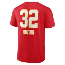 Nick Bolton Kansas City Chiefs Wordmark Player Name & Number T-Shirt - Red