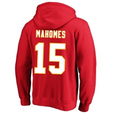 Patrick Mahomes Kansas City Chiefs Super Bowl LVIII Big & Tall Player Name & Number Fleece Pullover Hoodie - Red