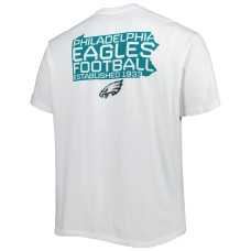 Philadelphia Eagles Big & Tall Hometown Collection Hot Shot T-Shirt - White