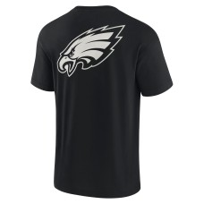 Philadelphia Eagles Fanatics Signature Unisex Super Soft Short Sleeve T-Shirt - Black